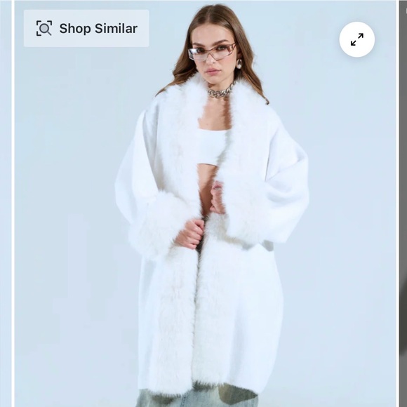 SNOW BUNNY LONG CARDIGAN - L/XL - Picture 2 of 5